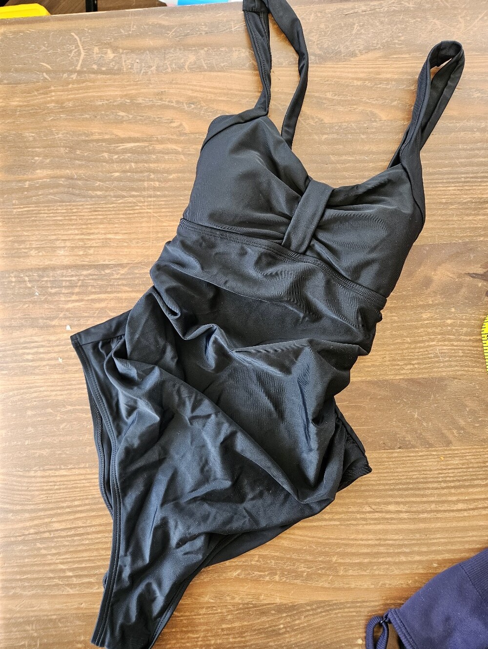 Cupshe Medium Classic Black One-Piece Swimsuit High Rise Hot Girl Summer Swim